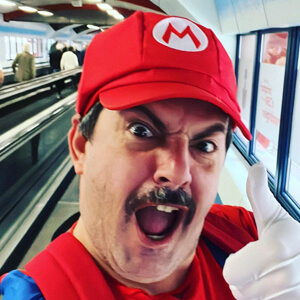 Super Lit Mario Headshot 5 of 6