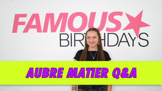 Aubre Matier Q&A