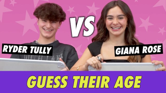 Ryder Tully vs. Giana Rose - Guess Their Age