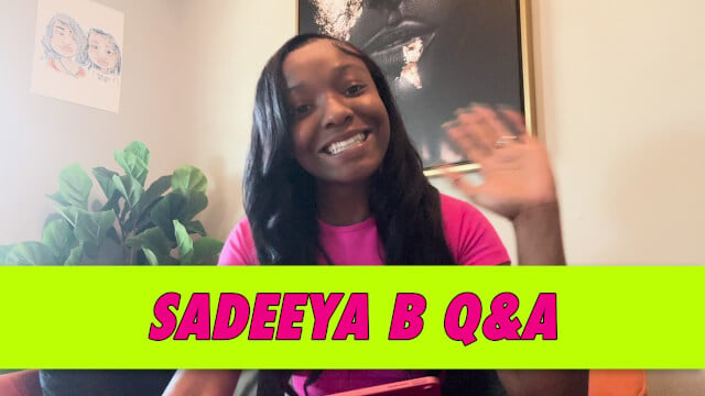 Sadeeya B Q&A