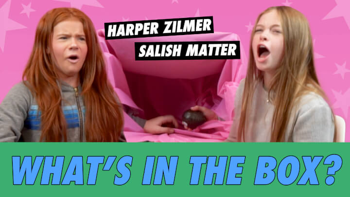 Salish Matter Vs. Harper Zilmer - What's In The Box? | Famous Birthdays