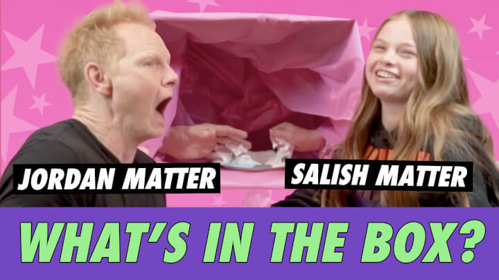 Salish vs. Jordan Matter - What's In The Box? | Famous Birthdays